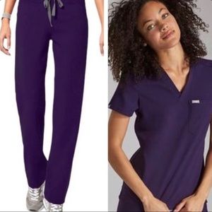 Figs scrub set( dark purple)